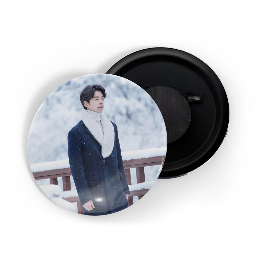 dhcrafts Fridge Magnet K-Drama Korean Actor Multicolour Gong Yoo D8 Glossy Finish Design Pack of 1